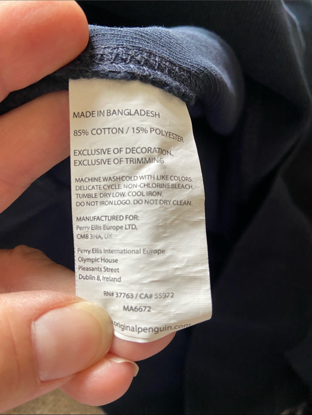 Original Penguin Sticker Pete Fleece Sweatshirt soft warm comfort Size Large - Picture 8 of 10